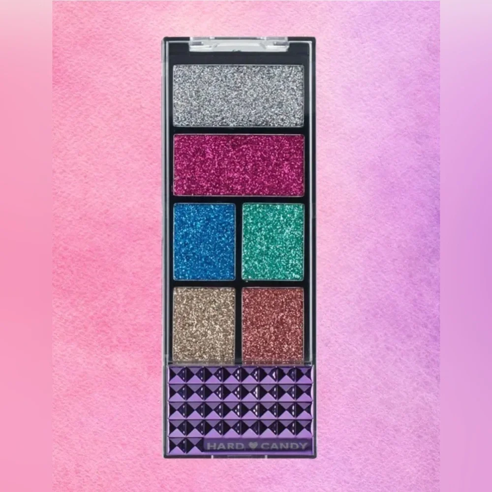 Hard Candy Glitteratzi Glitter Gel Palette Center of‎ Attention 6 Shades TA8269